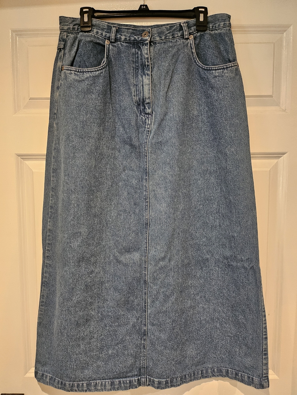 Christopher & Banks Light Blue Denim Maxi Skirt